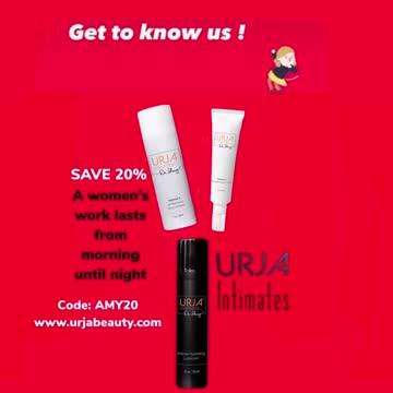 Discount code: AMY20 for 20% off Now