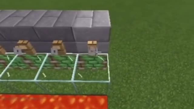 -Automatic lava bridge minecraft tutorial gaming qinglin