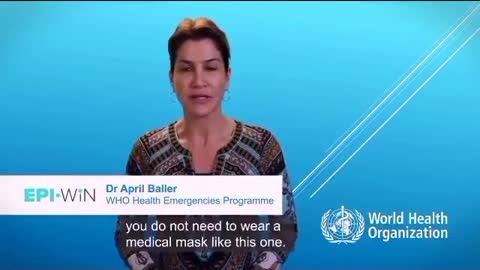 If you're not sick, you don't need to wear a mask