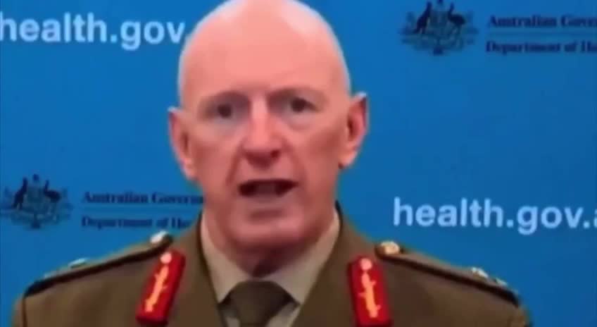 Australia - Military press conference. Freudian Slip or Brain Fart?