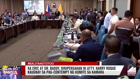 Ka Eric at Dr. Badoy, dinipensahan ni Atty. Harry Roque kaugnay sa pag-contempt ng komite sa Kamara