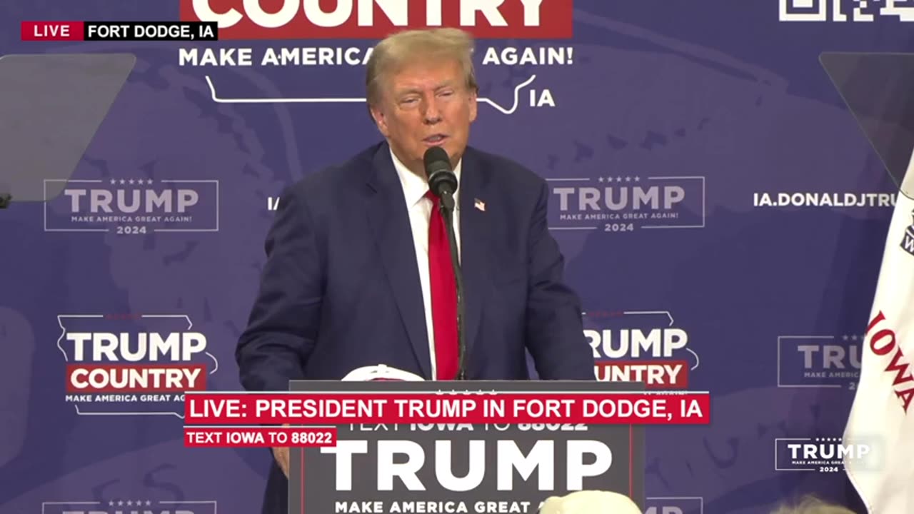 Donald Trump Speech in Fort Dodge Iowa - November 19, 2023