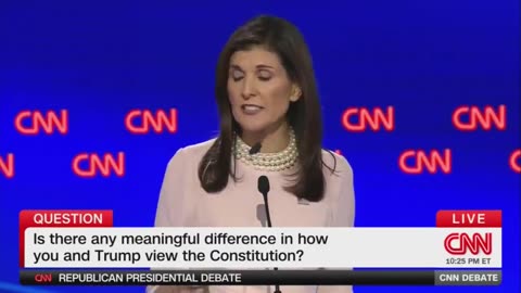 NeoCon Nikki Haley Says 2020 Election Results Were Accurate and the CNN Crowd Approves