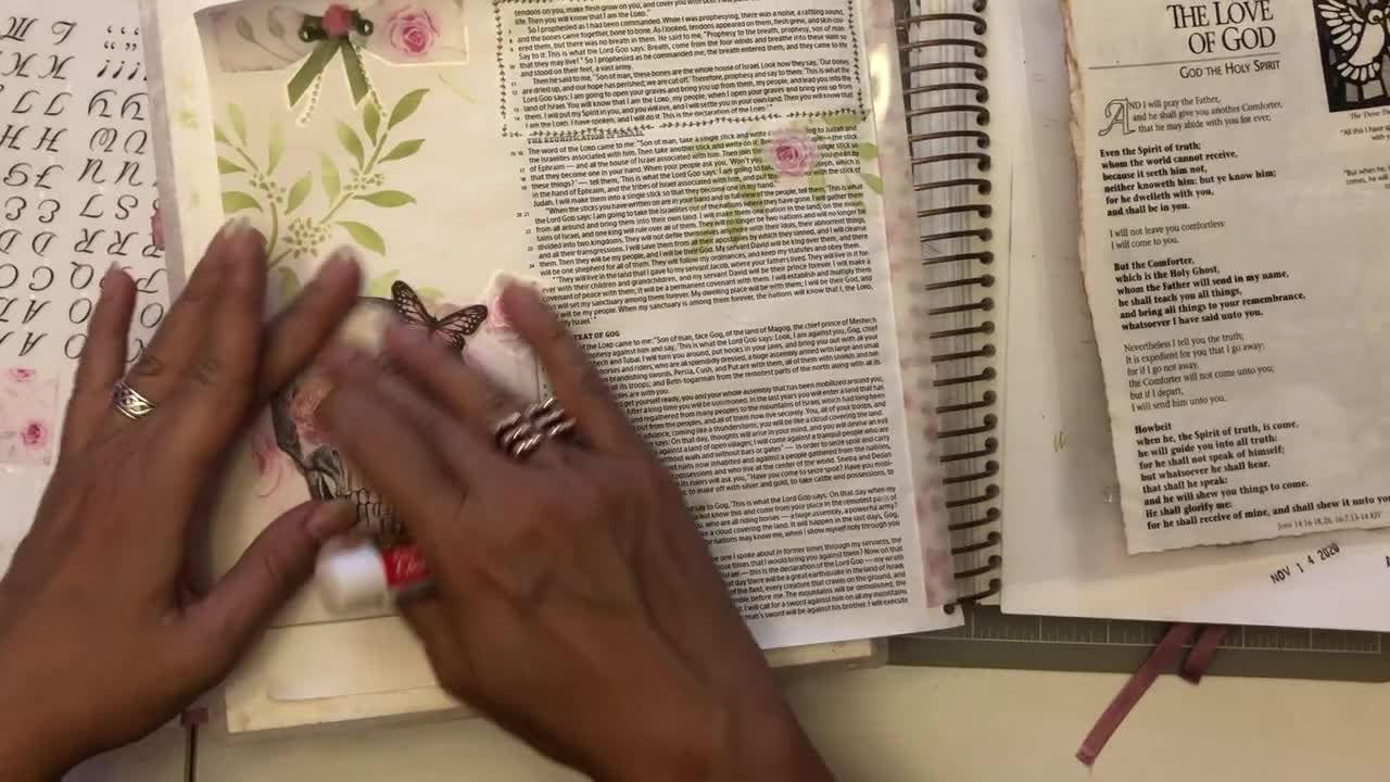 Let's Bible Journal Ezekiel 37 (from Lovely Lavender Wishes)