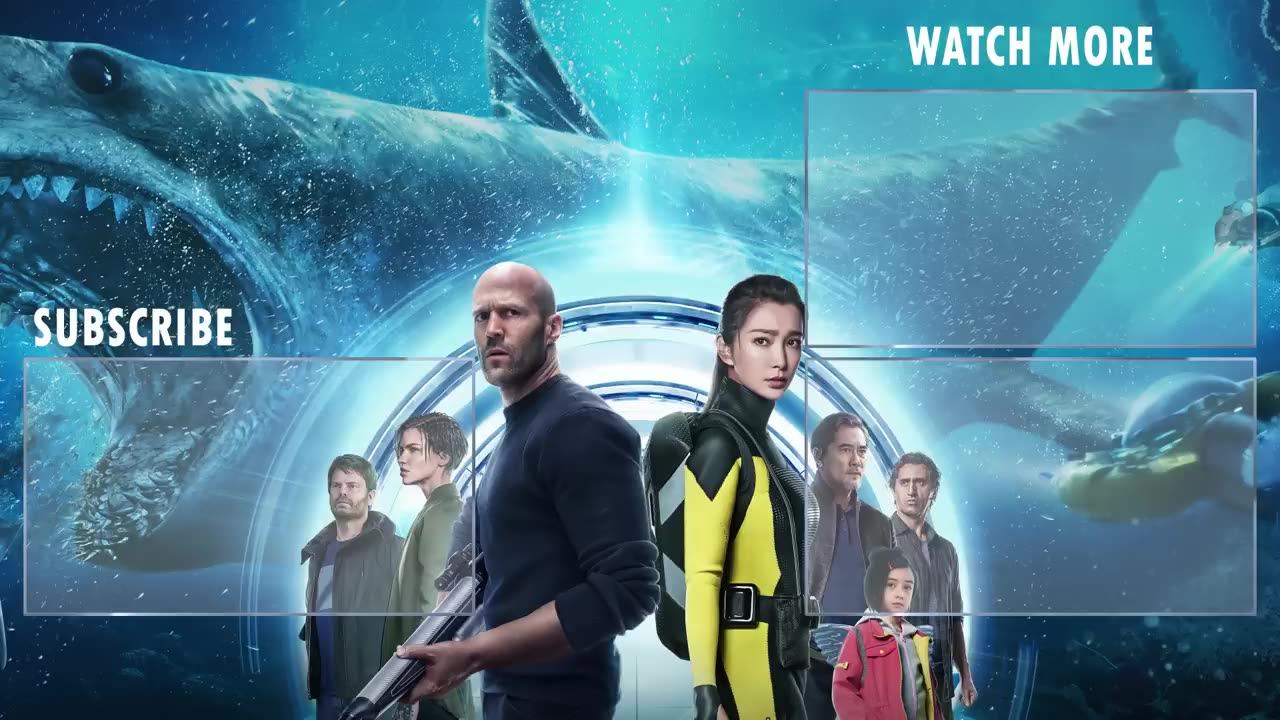 Megalodon Jumps Out Of Water Scene The Meg (2018) Movie Clip HD