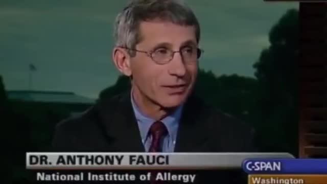 Dr. Fauci - The best vaccination is to get infected yourself