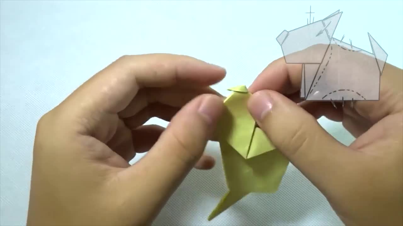 How to make a Paper Terrier Dog Origami Terrier Dog Easy Origami