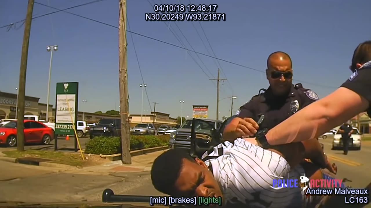 Police Dashcam Captures Chase of Reckless Driver in Louisiana