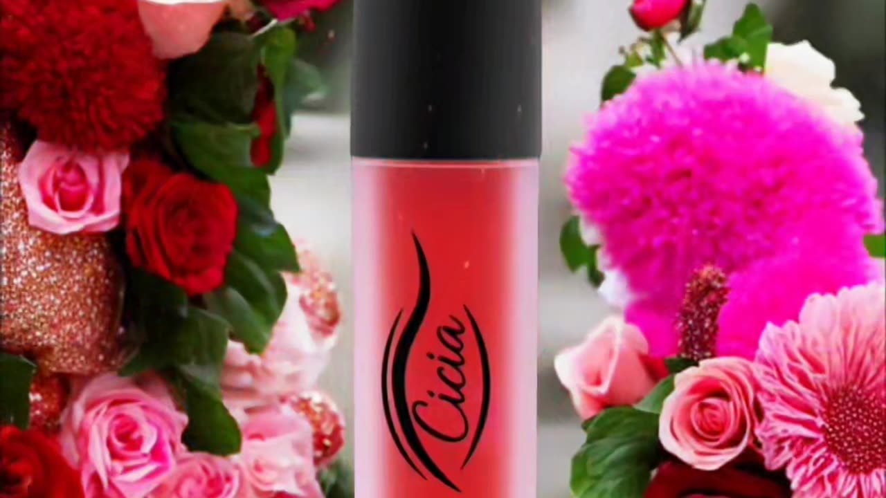 Cicia Premium Red Lip Oil - Cherry Moisturizing and Nourishing Glossy Finish | Lip Care Treatment