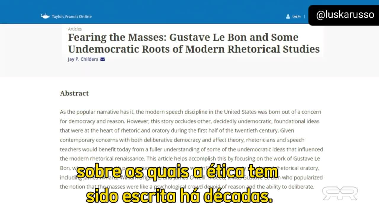Psicose de Massas - O que é?