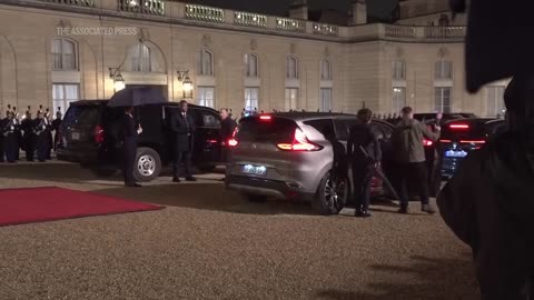 Macron, Trump and Zelenskyy leave for Notre Dame ceremony after trilateral talks