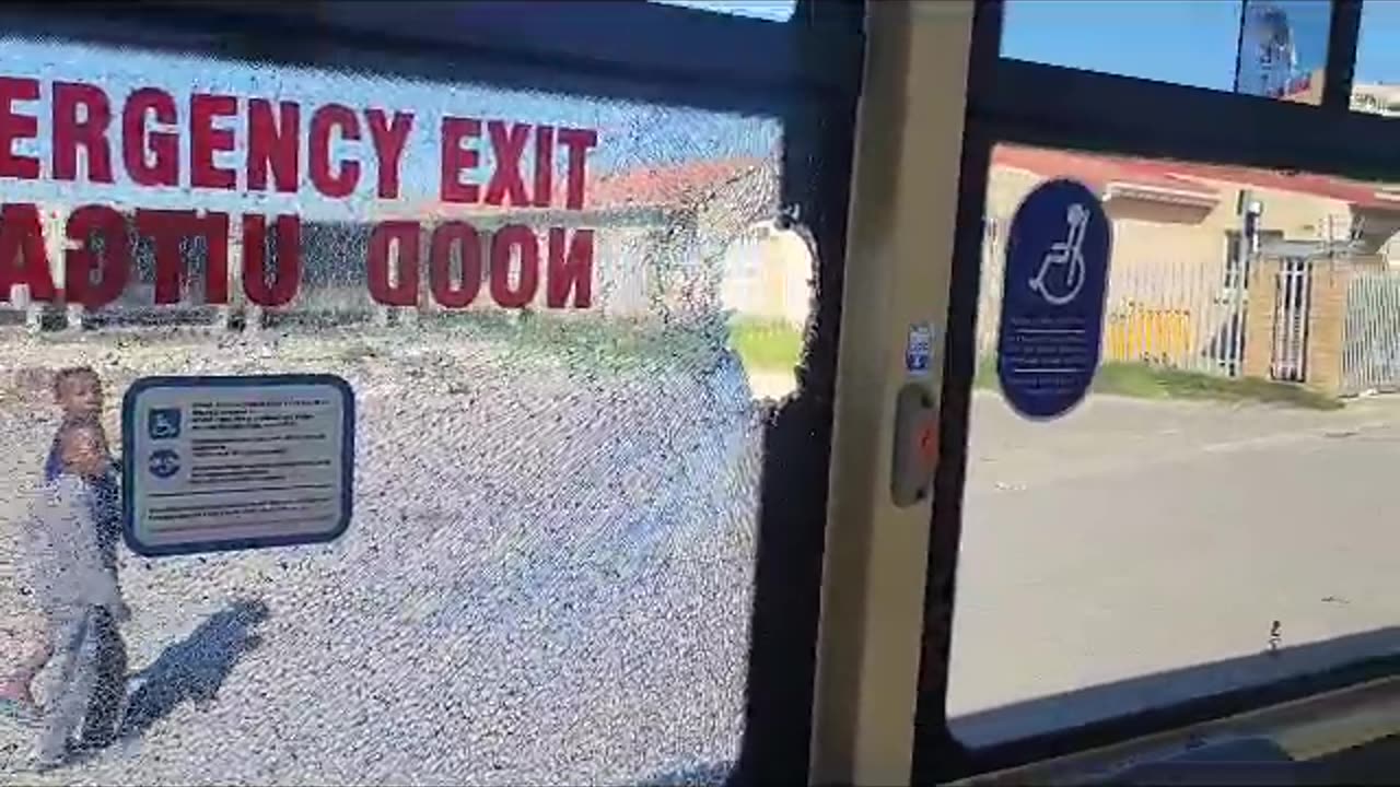 A Myciti bus stoned in Khayelitsha