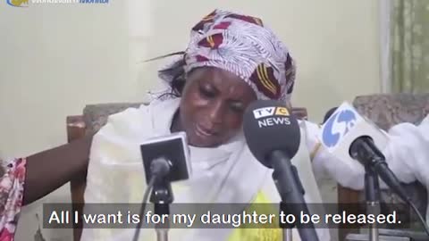 Leah Sharibu's Mother Beg for the Release of Her Daughter