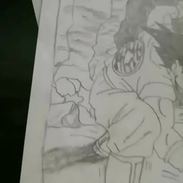 Dbz Drawing made by 14 year old