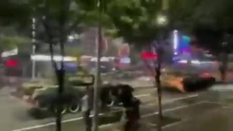 CHINA - Tanks on street as government moves against citizens trying to withdraw money from banks