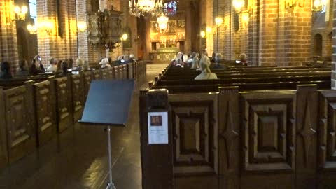 Orgelmusik i Sankta Maria kyrka.