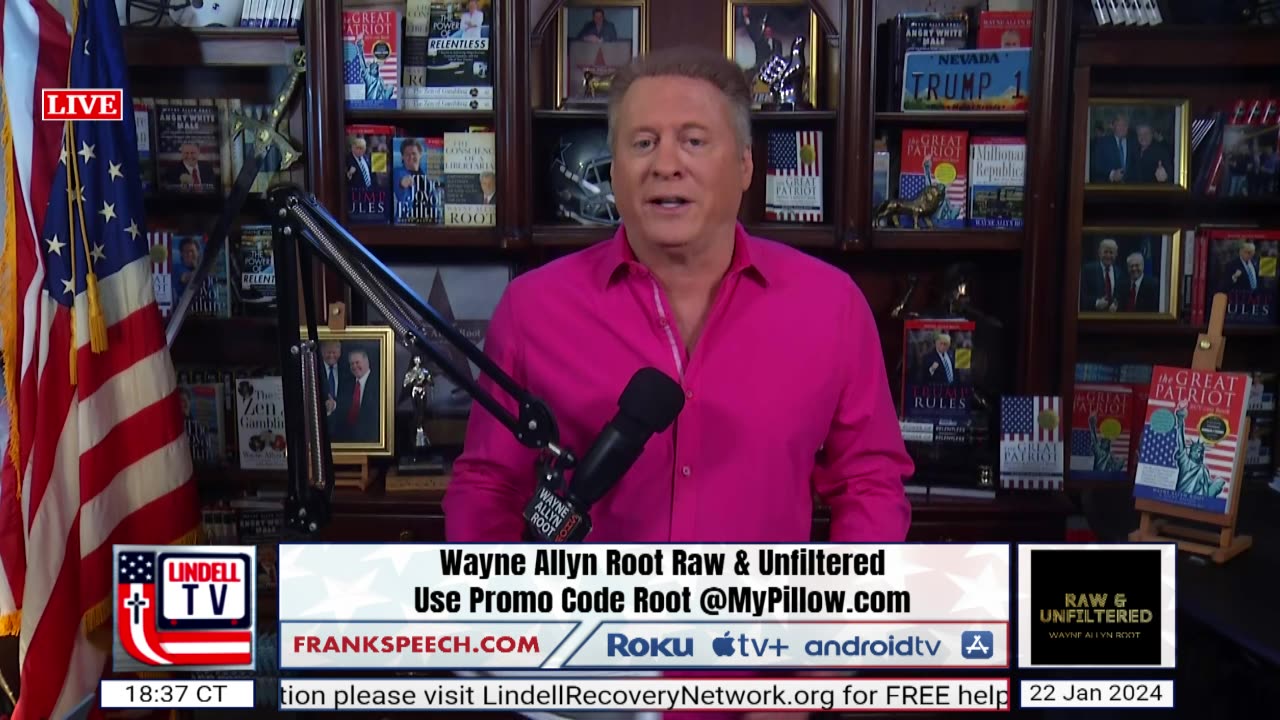 Wayne Allyn Root Raw & Unfiltered - January 22nd 2024