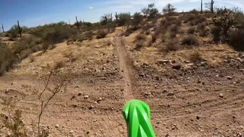 Arizona singletrack on my KLX