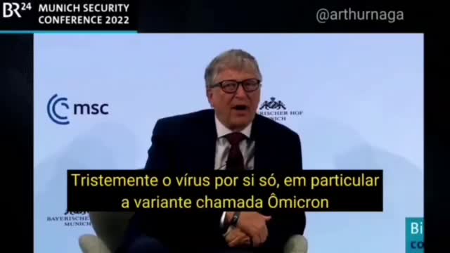 Bill Gates Munich Security Conference - Omicron is a type of vaccine