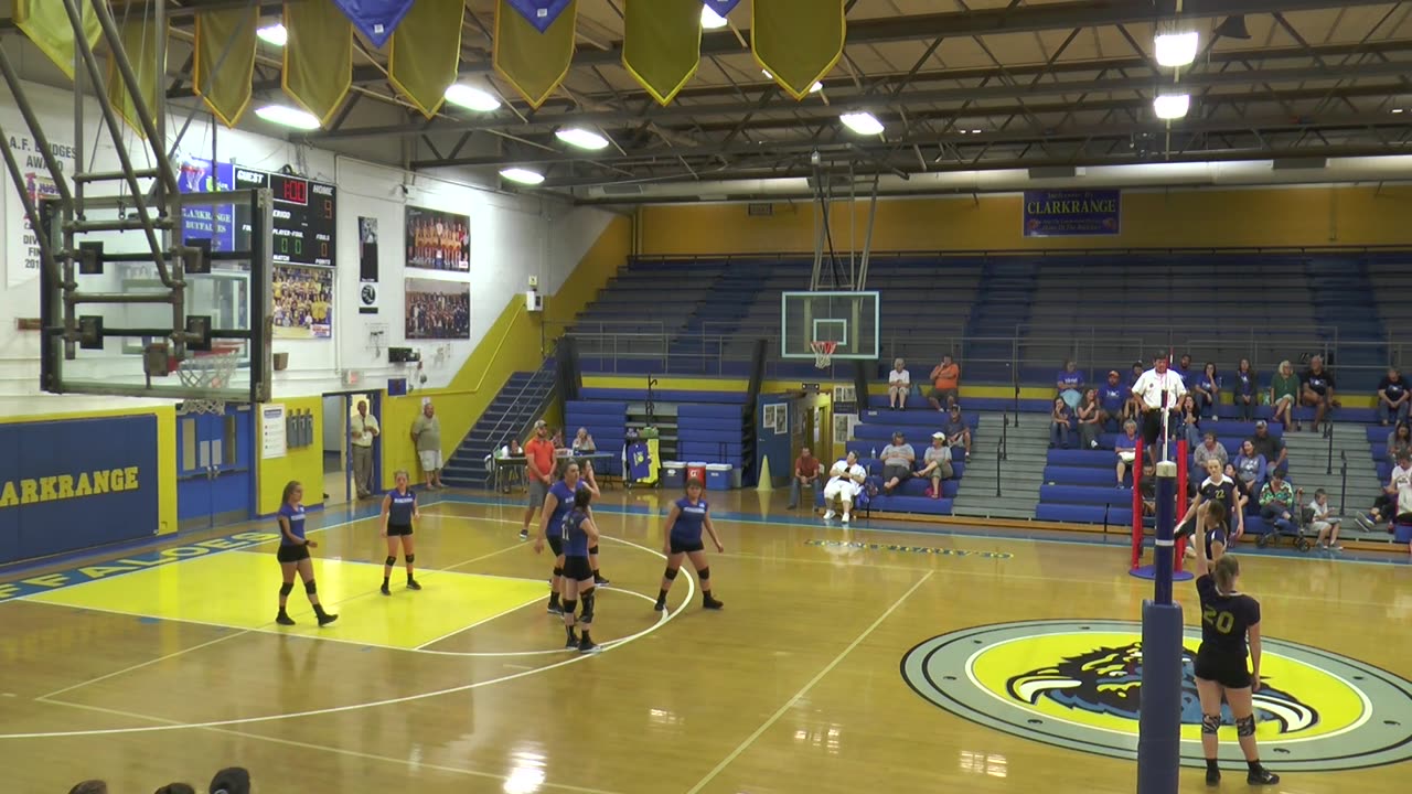 Clarkrange Volleyball Game 9/13/18