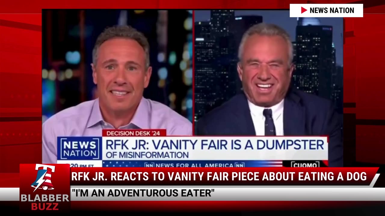 RFK Jr. Reacts To Vanity Fair Piece About Eating A Dog