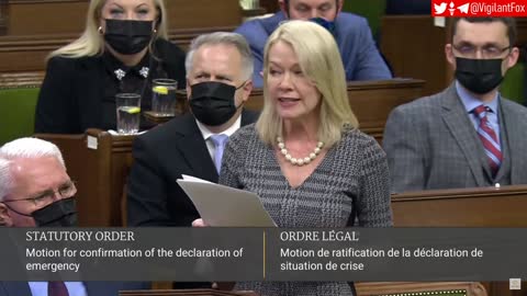 Candace Bergen Goes on a Six-Minute Tirade Against Trudeau's Invocation of the Emergencies Act