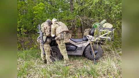 Video of Ukrainian Stugna-P ATGM attack on a Russian vehicle