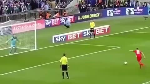 goalkeeper's amazing moment