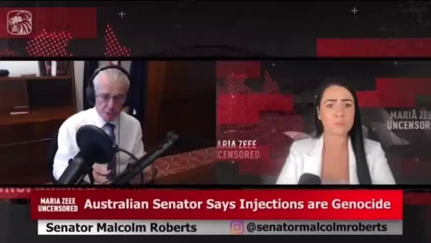 Australian senator says that vaccination is genoicide.