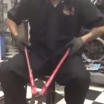 Cutting Harley Rim Spokes