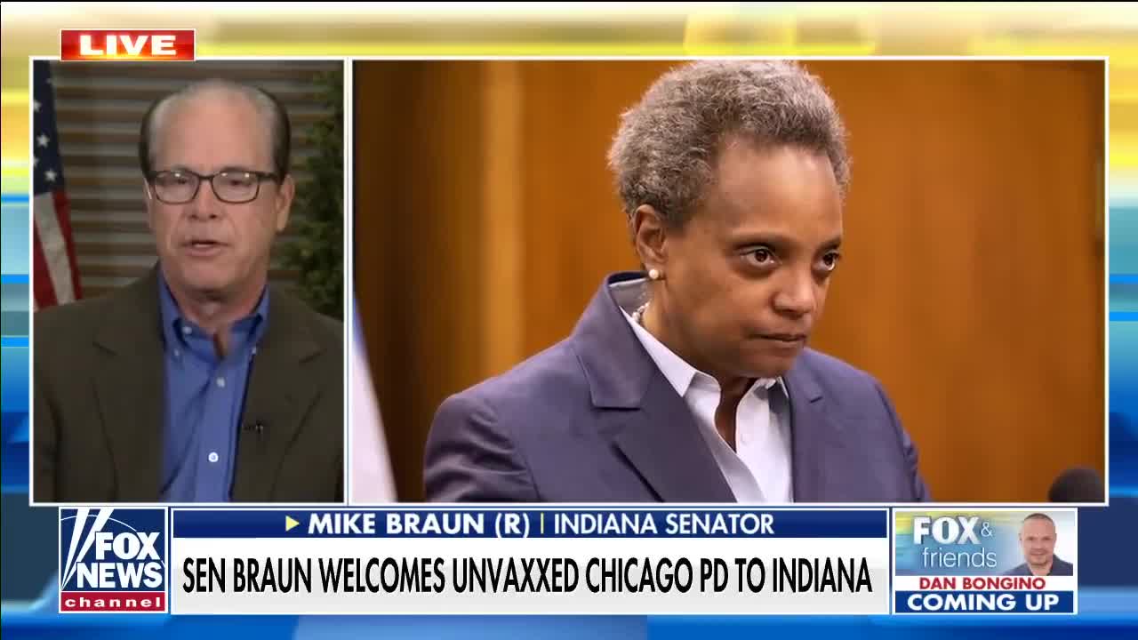 Sen. Braun welcomes unvaccinated Chicago police to Indiana: ‘You deserve respect’