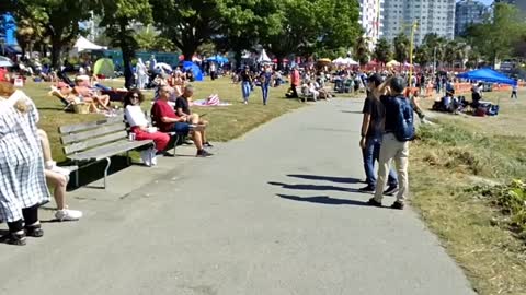 ENGLISH BAY BEACH HEAVY GANGSTALKING