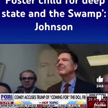 Comey is the poster child for Deep State and The Swamp