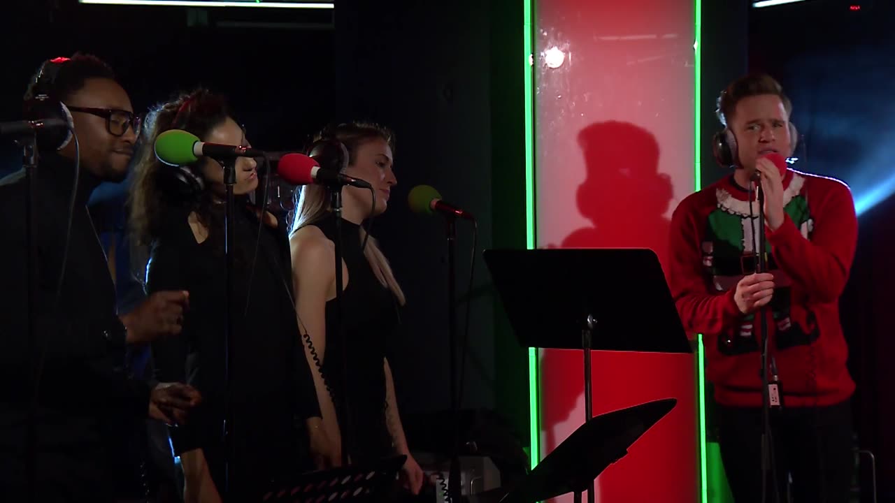 Olly Murs - Lonely This Christmas (MUD cover) in the Live Lounge