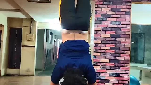 Hand stand workout ll calisthenics ll showing my fitness #short