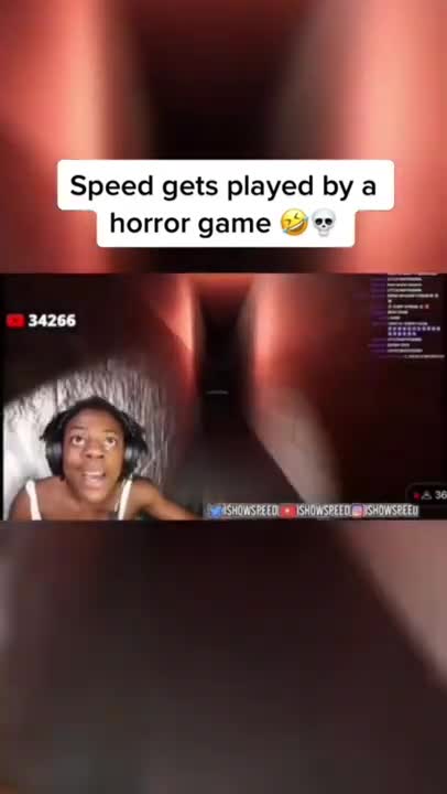 @IshowSpeed gets played by a horror game 😂