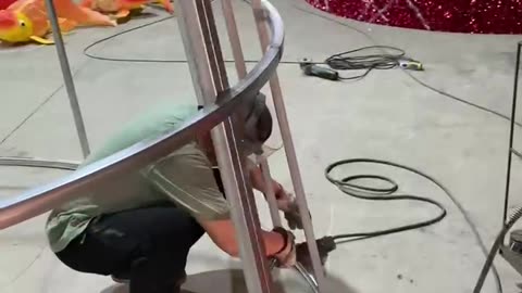 Christmas tree frame production live, seperatable tree frame. #hoyechi #Christmas #Christmastree