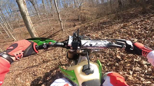 My Kawasaki KX250 stranded me in the woods!