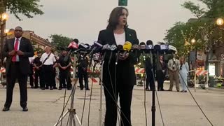 Kamala Humiliates Herself AGAIN During Awful Speech At The Scene Of The Highland Park Mass Shooting