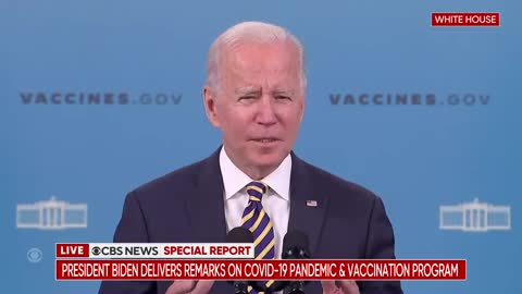 Biden: "Let's be clear — vaccination requirements should not be another issue that divides us."