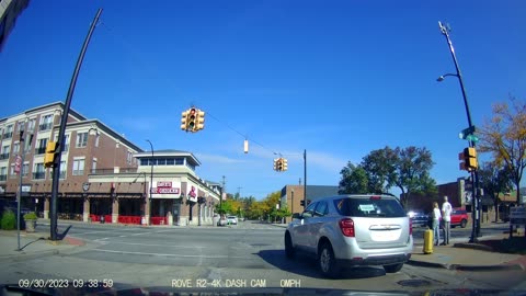 Roundtrip Drive From Ford/Telegraph; To Parking Garage, Somewhere In Downtown Dearborn, MI, 9/30/23