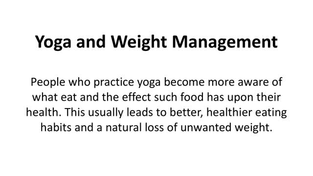 The Science of Yoga and its Health Benefits