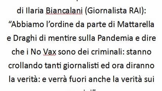 AUDIO INTEGRALE | La confessione shock di Ilaria Biancalani (Giornalista RAI)