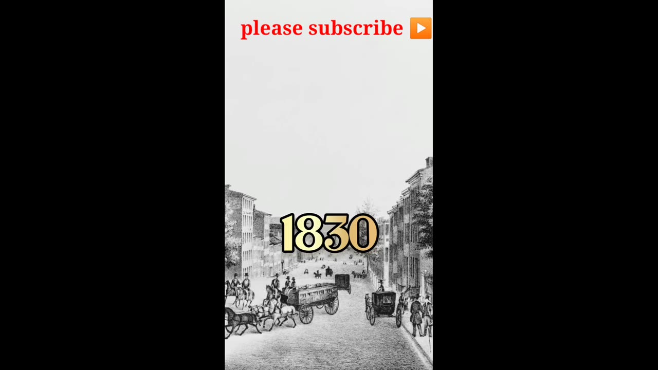 New York city 1820 to 2023 how to make 😱