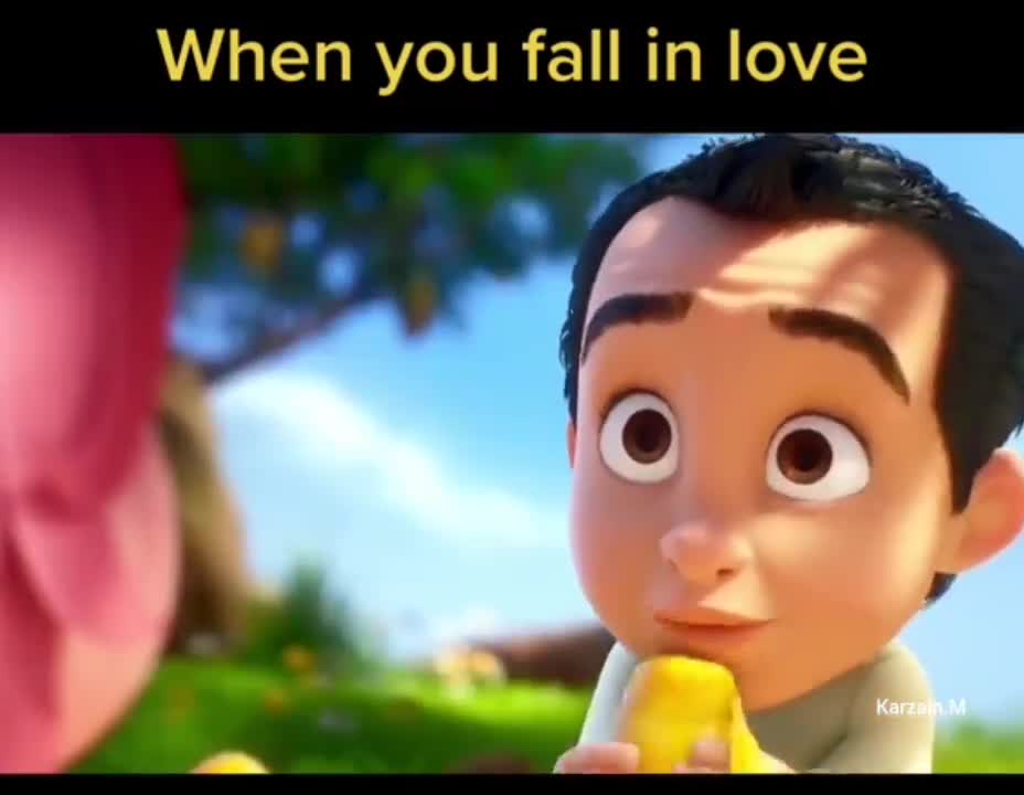 When you fall in love