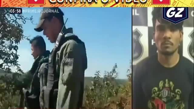 Lázaro é capturado pela polícia bras