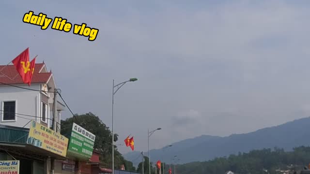 the way to the district market Sop Cop | daily life vlog