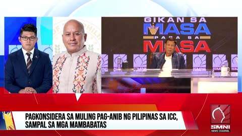 Pagkonsidera sa muling pag-anib ng Pilipinas sa ICC, sampal sa mga mambabatas