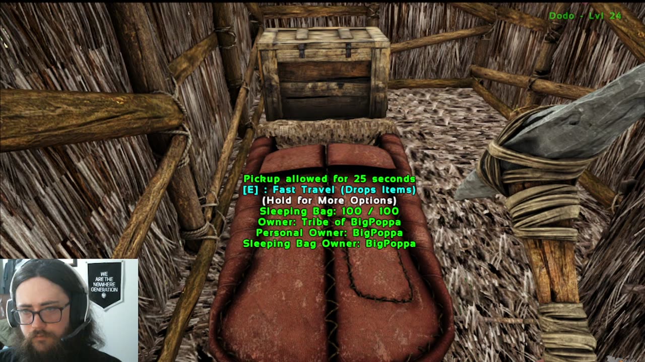 Playing Arc survival for the first time ever.