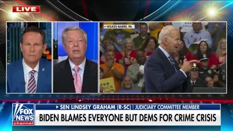 Sen Lindsey Graham Responds to Biden Who Said He Called For Blood In Streets!!